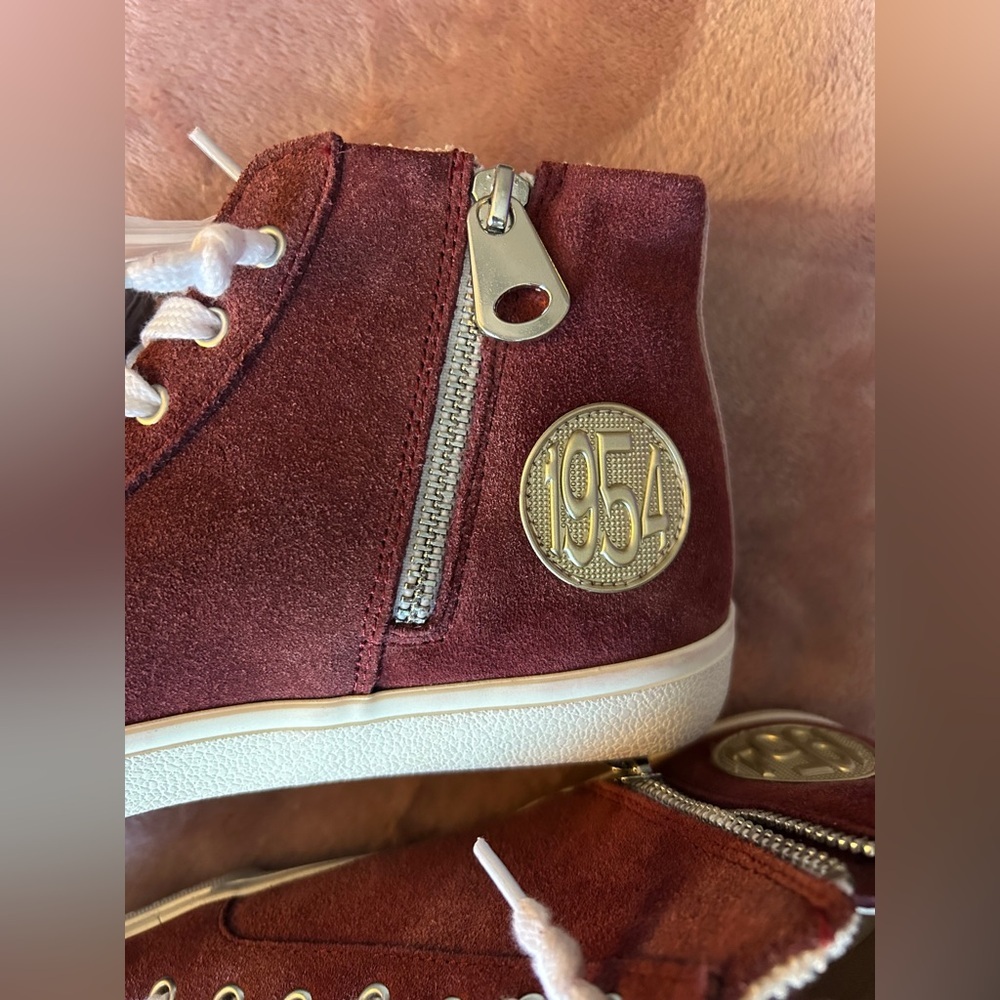 Vintage Havana Suede High-Top Sneakers - Picture 4 of 7